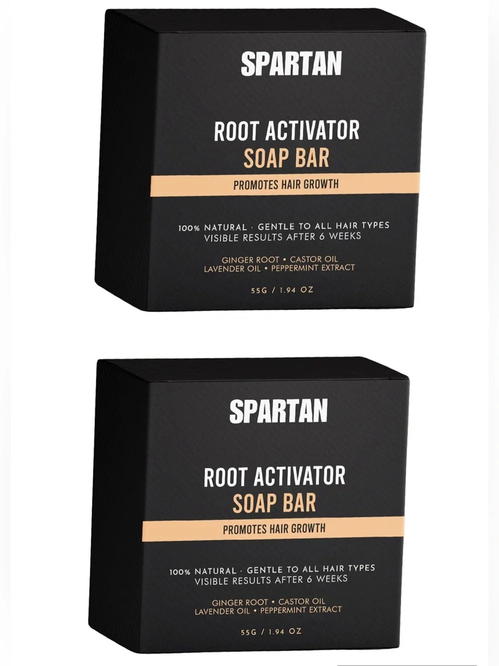 2 Bars Of Spartan Root Activator Soap Promotes Hair Growth 100% Natural